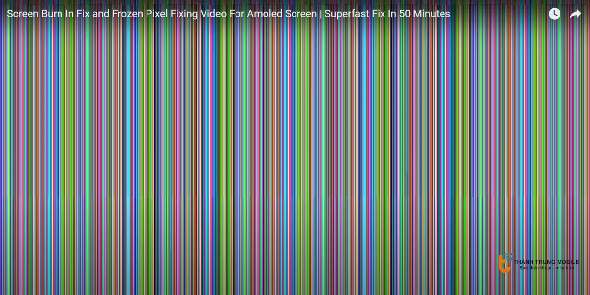 Sử dụng video nhiều màu sắc