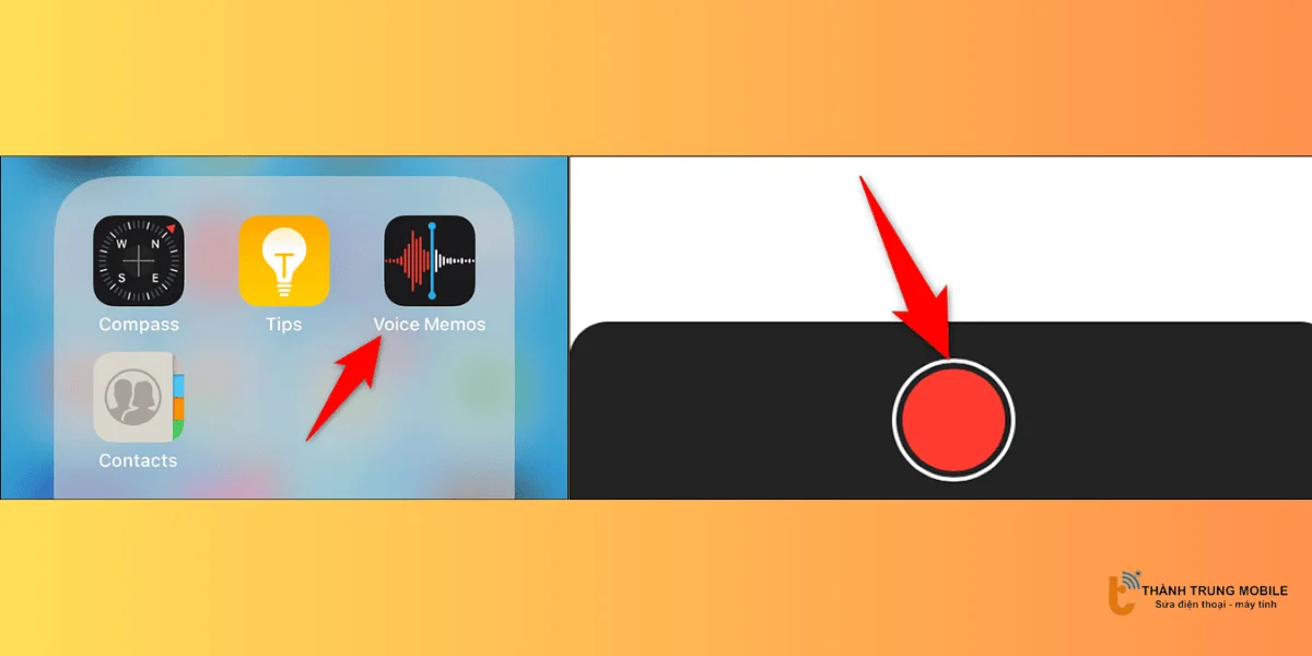 Sử dụng Voice Memos trên thiết bị thứ hai