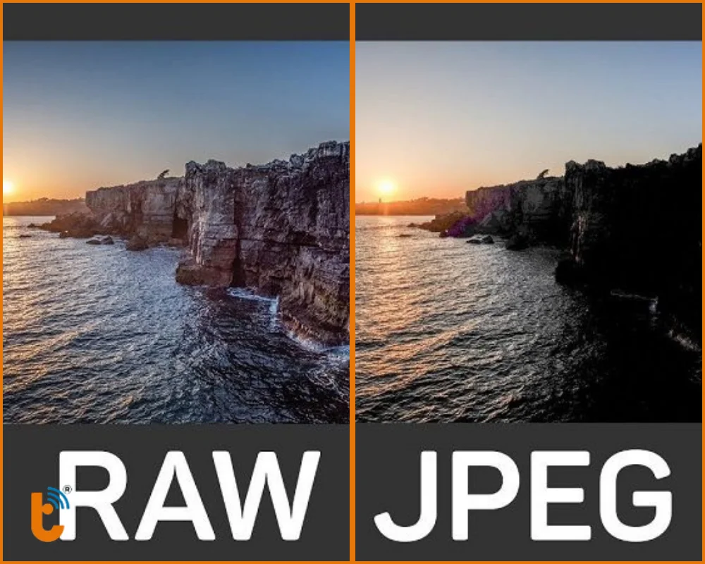 Sự khác biệt giữa ảnh RAW và ảnh JPEG