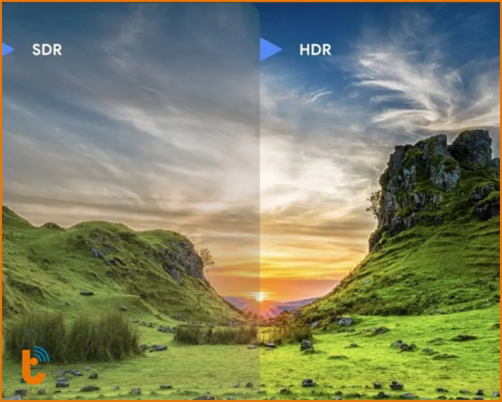 Sự khác nhau giữa hai bức hình khi chụp HDR và bình thường