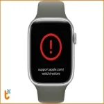 Sửa Apple Watch S1 lỗi chấm than đỏ