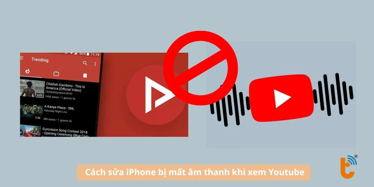 sửa iPhone bị mất âm thanh khi xem Youtube