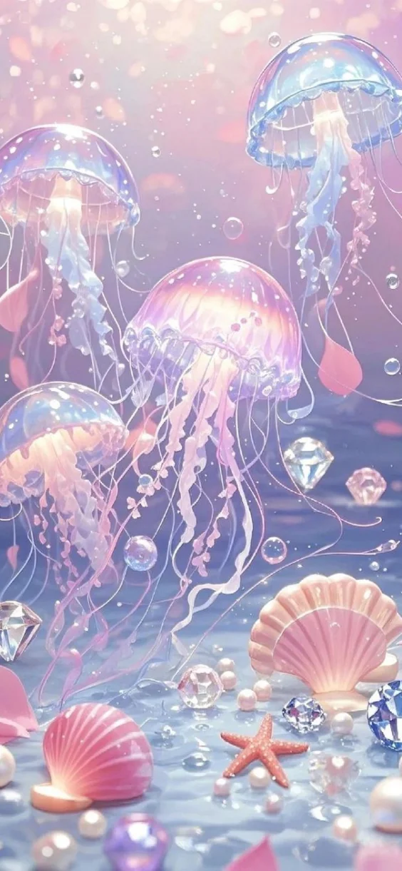 Hình nền sứa mơ mộng