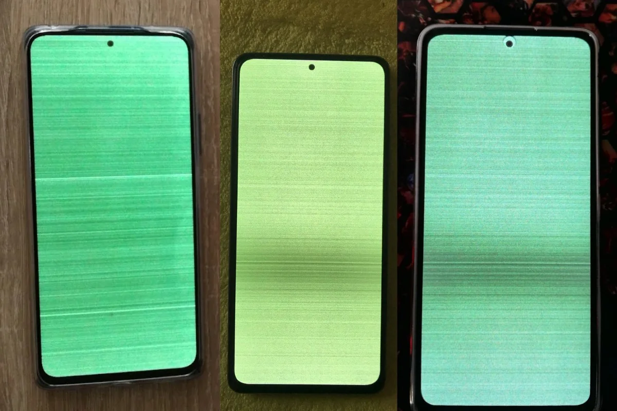 sửa xiaomi bị xanh màn hình