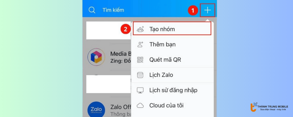 Tạo nhóm Zalo gia đình