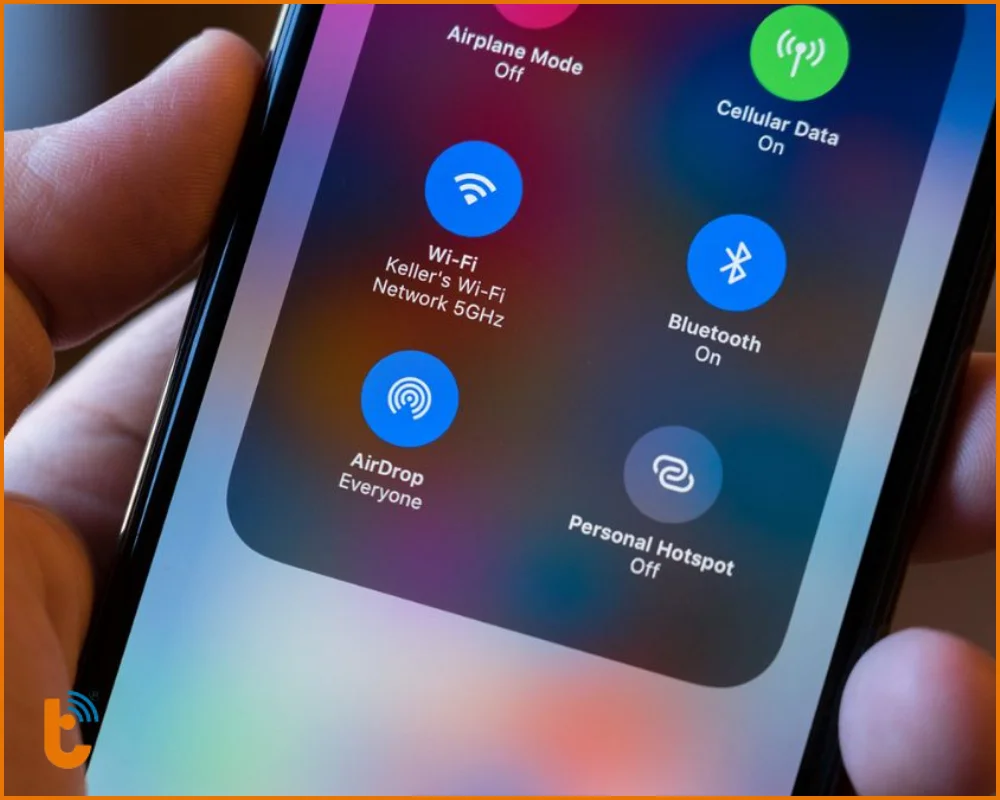 Tắt GPS, Bluetooth, AirDrop khi không cần giúp lâu hết pin
