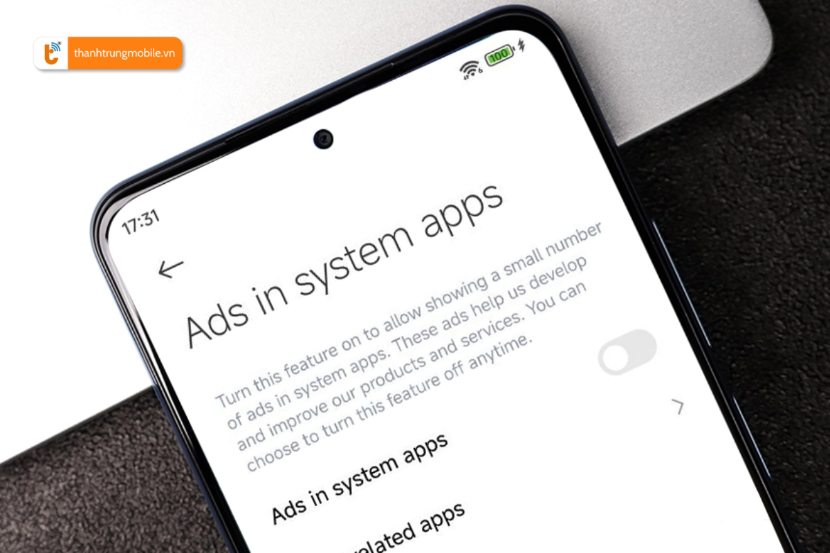 tắt quảng cáo trên điện thoại redmi