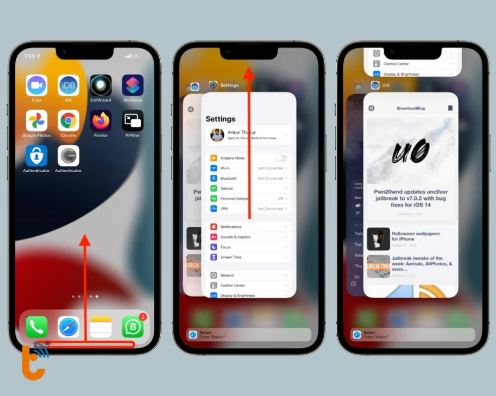 Tắt tất cả ứng dụng không cần thiết