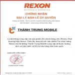 Thành Trung Mobile chính thức là Đại lý ủy quyền Pin Rexon