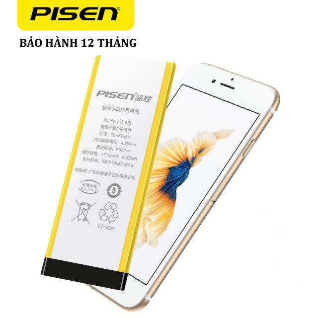 Thay pin Pisen iPhone 5, 5S