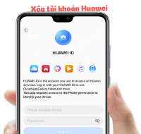 Xóa tài khoản Huawei ID