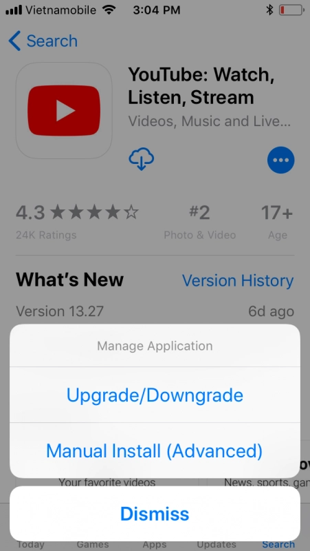 Cài Đặt Ứng Dụng Phiên Bản Cũ Từ Appstore 12