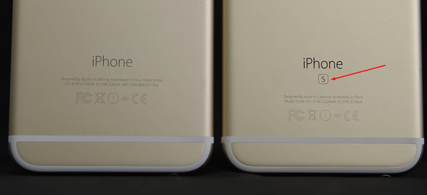 Mặt sau của iPhone 6 và 6S