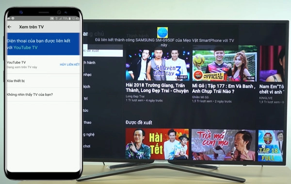 cách kết nối điện thoại với tivi asanzo 11