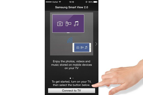 cách kết nối điện thoại samsung với tivi Asanzo qua Samsung Smartview - 2
