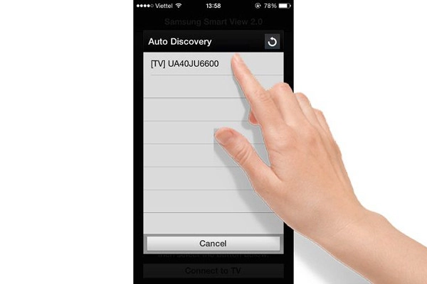 cách kết nối điện thoại với tivi asanzo 18