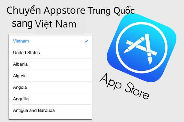 Cách chuyển Appstore từ tiếng Trung sang tiếng Việt đơn giản dễ làm theo