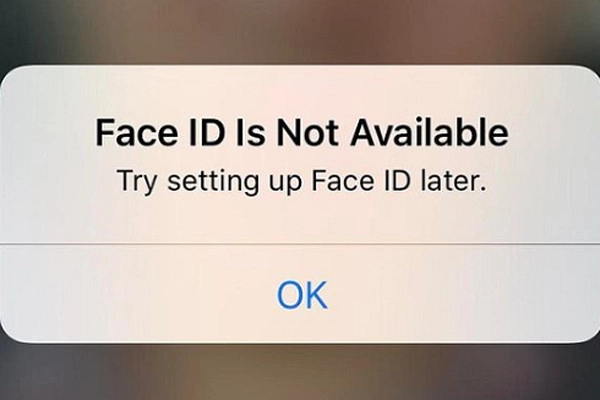 lỗi Face ID không khả dụng