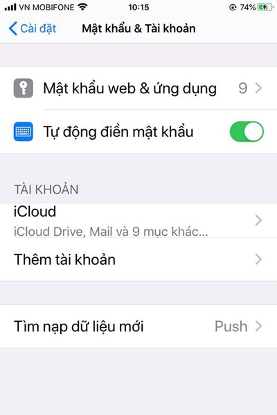 đồng bộ danh bạ iPhone lên gmail bước 3