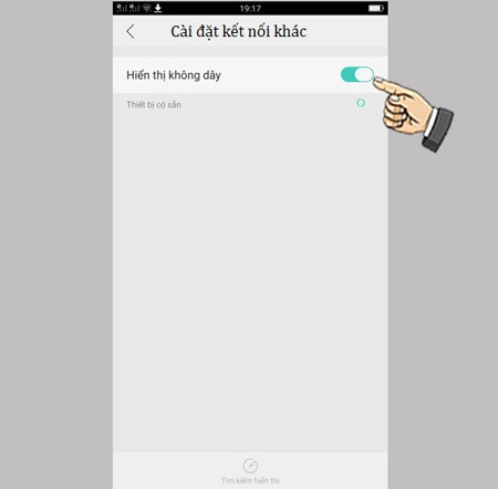 kết nối điện thoại Samsung với tivi Asanzo qua Wireless Display - 5