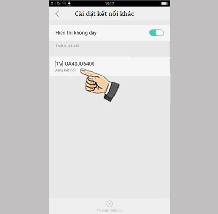 kết nối điện thoại với tivi Asanzo qua Wireless Display - 6