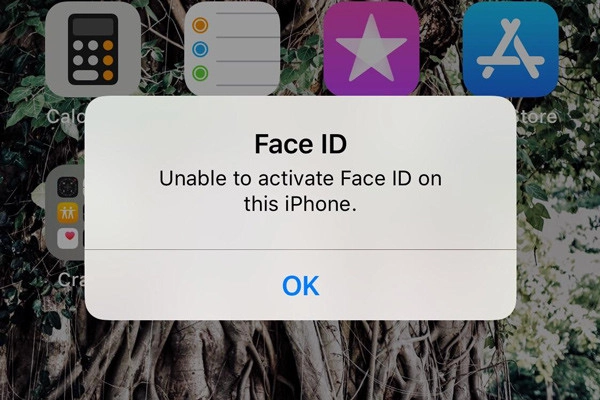 lỗi Face ID trên iPhone X