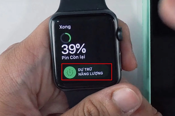 Gạt sang phải để bật Dự trữ năng lượng