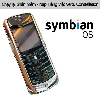 Chạy lại phần mềm, nạp Tiếng Việt Vertu Constellation