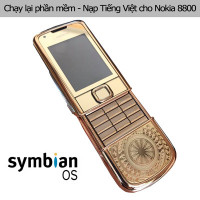 Chạy lại phần mềm, cài nạp Tiếng Việt Nokia 8800