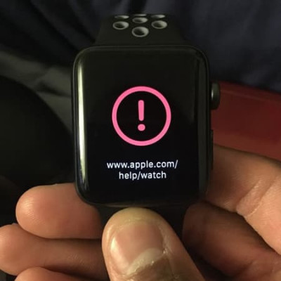 Sửa Apple Watch Series 1, 2, 3, 4, 5 lỗi chấm than đỏ