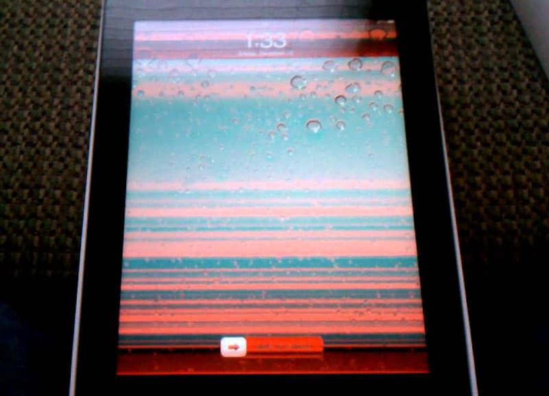 Màn hình iPad bị nhấp nháy