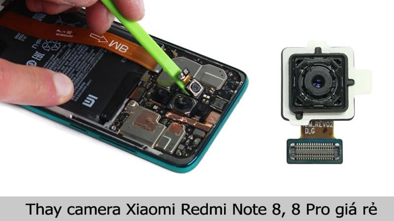 Thay camera Xiaomi Redmi Note 8, 8 Pro giá rẻ, chính hãng
