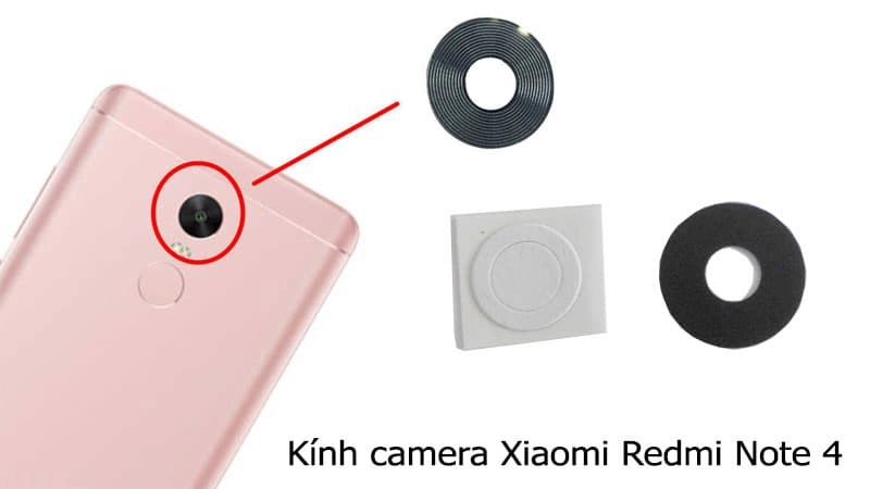 Thay kính camera Xiaomi Redmi Note 4 giá rẻ, lấy liền
