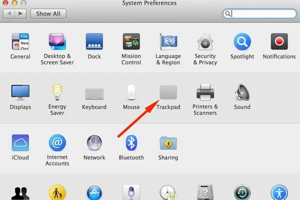 Khám phá các thao tác trên trackpad Macbook