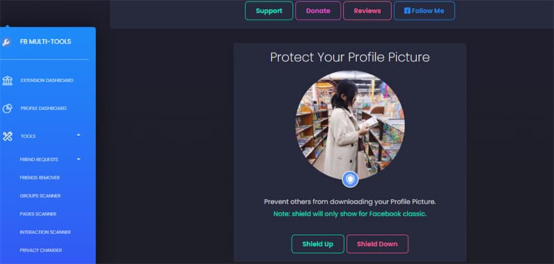 Cách bật khiên avatar facebook trên điện thoại |  Shield Up