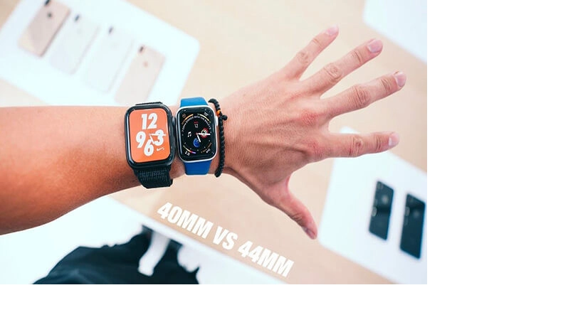 Apple Watch Series 4 với 2 kích thước khác nhau