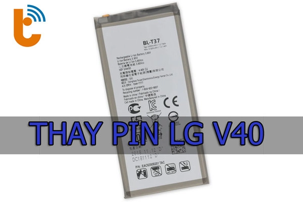Thay pin LG V40