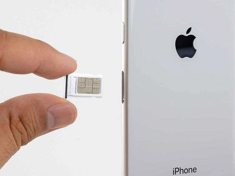 Biểu hiện của iPhone 8, 8 Plus không nhận sim