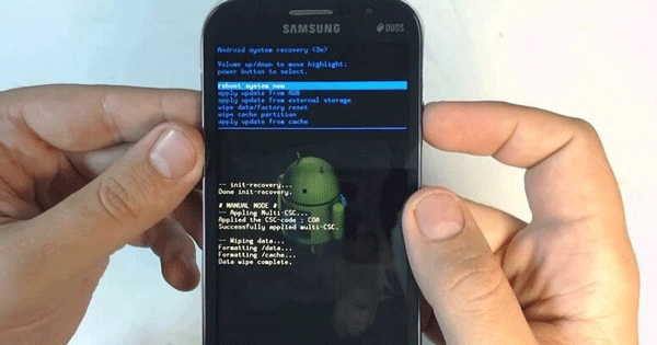 chọn Reboot System Now