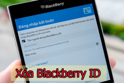 Xóa tài khoản BlackBerry ID
