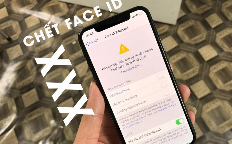iPhone Xs Max không nhận diện khuôn mặt
