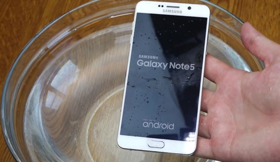 Điện thoại Samsung Galaxy Note 5 có chống nước không?
