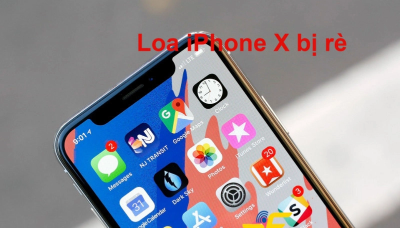loa iPhone X bị rè 3