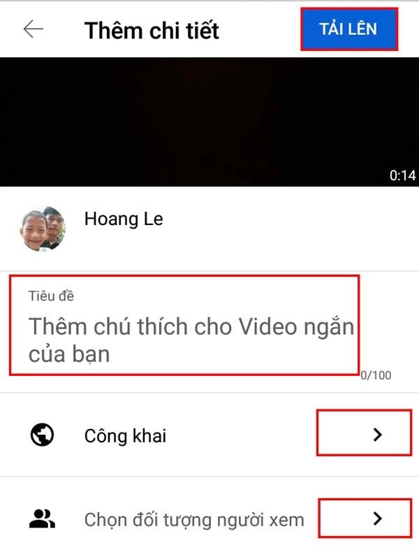 tạo video ngắn trên youtube 14