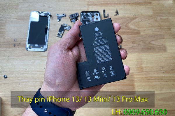 Thay pin iPhone 13, 13 Mini, 13 Pro, 13 Pro Max