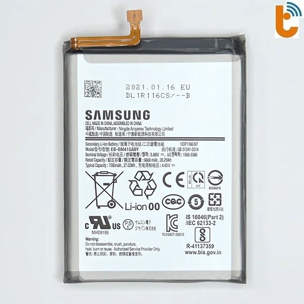 Thay pin Samsung Galaxy M62