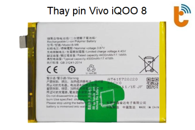 Thay pin Vivo iQOO 8