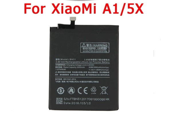 Thay pin Xiaomi Mi 5X/ A1