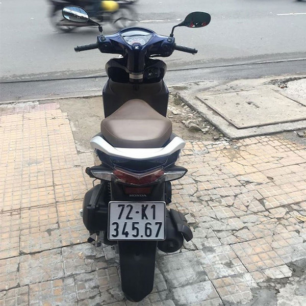 Biển số xe máy ở Vũng Tàu