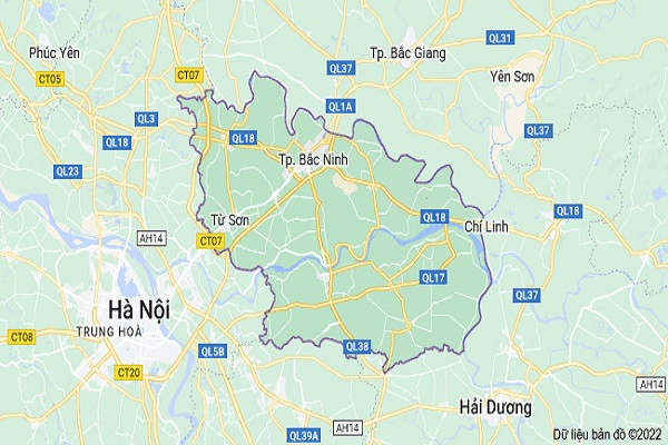 Bản thiết bị tỉnh Bắc Ninh